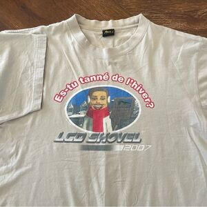 Les têtes à claques Beige Graphic T-Shirt for Men LCD Shovel skit size medium